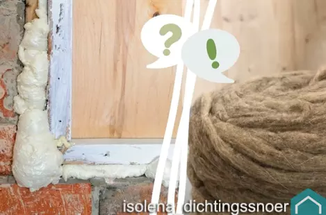 Raamisolatie met wol : de natuurlijke manier