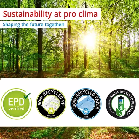 duurzame en berekenbare proclima producten