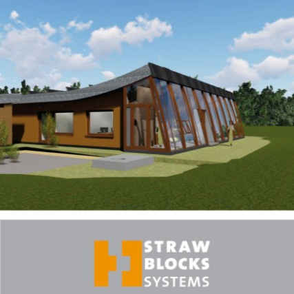 uitnodiging op afroep werf Straw Blocks Systems Buggenhout mei 2018