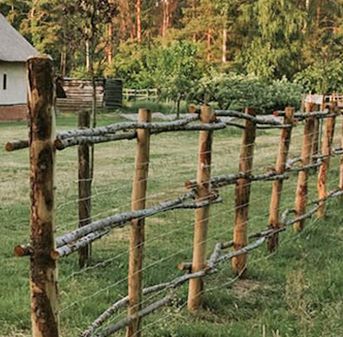 tuin vlechtwerk